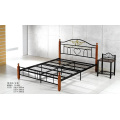 Cheap Modern Strong Popular Painting Steel Bed (B-508#)